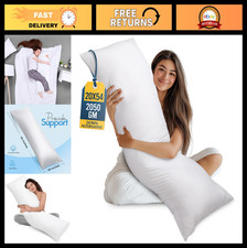 Full Body Pillow for Adults - 20x54 Inch Long Sleeping Pillow, Ideal for Side Sl