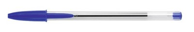 90 + 10 GRATIS: BIC Kugelschreiber Cristal  Original transparent, Schreibfarbe: 
