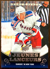 2010-11 UPPER DECK YOUNG GUNS DEREK STEPAN # 238 New York Rangers