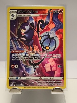 Chandelure- TG04/TG30: Lost Origin, NM/M FULL ART  Ultra Rare   Pokémon TCG Card
