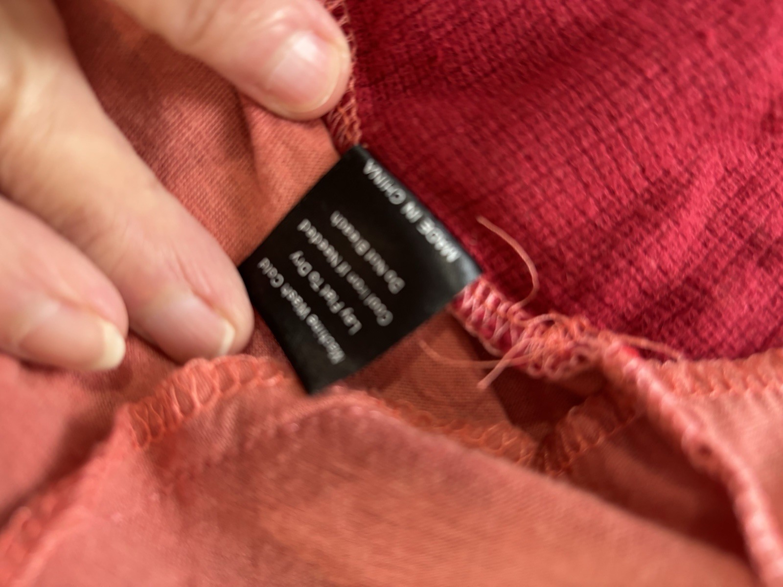 POL Notched Neck Oversized Patchwork Long Sleeve … - image 9