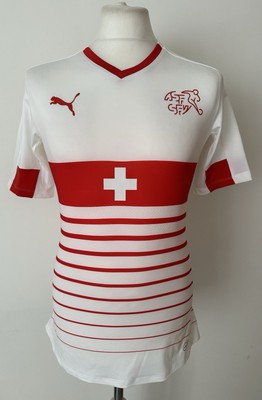 Schweiz 2016/18, Auswärts, Puma, Medium Player Issue Version Fußballtrikot..