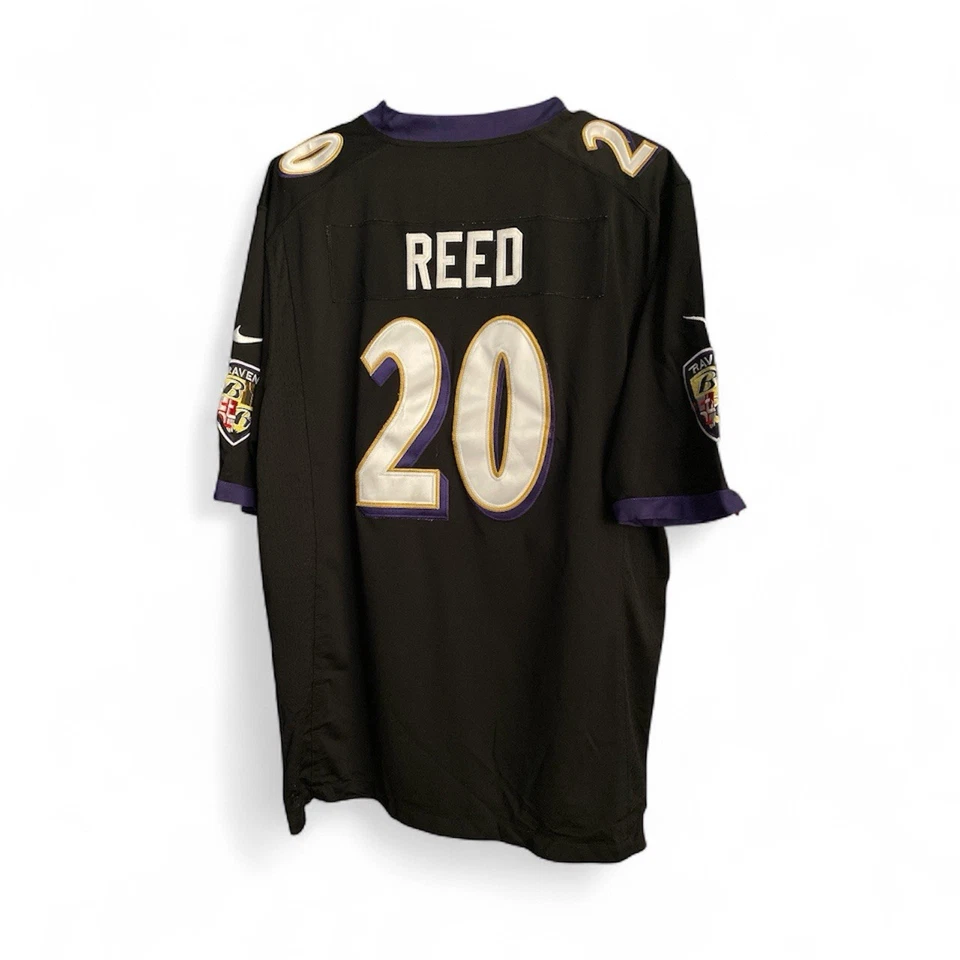 Baltimore Ravens #20 Ed Reed Nike NFL Fútbol Juego Casa Camiseta Para Hombre XL $130 Foto 2 de 4