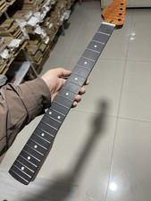Left hand SS 22frets gloss Roasted flame Maple Electric guitar neck Rosewood25.5