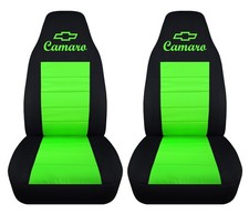 Front Set Car Seat Covers Fits 1970 To 2002 Chevy Camaro With Design