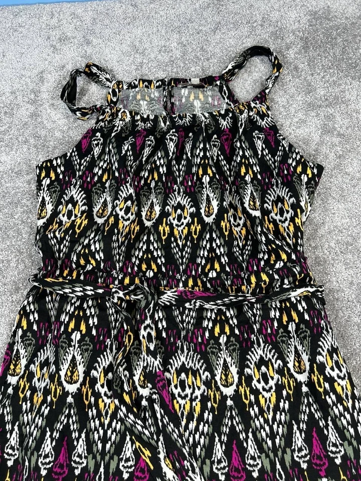 Mono Loft para mujer XL negro blanco púrpura amarillo mezcla de lino Foto 2 de 4