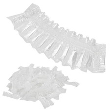 100 Pcs Disposable Ear Covers, Elastic Protectors for Hair Dye, Shower, Bathing