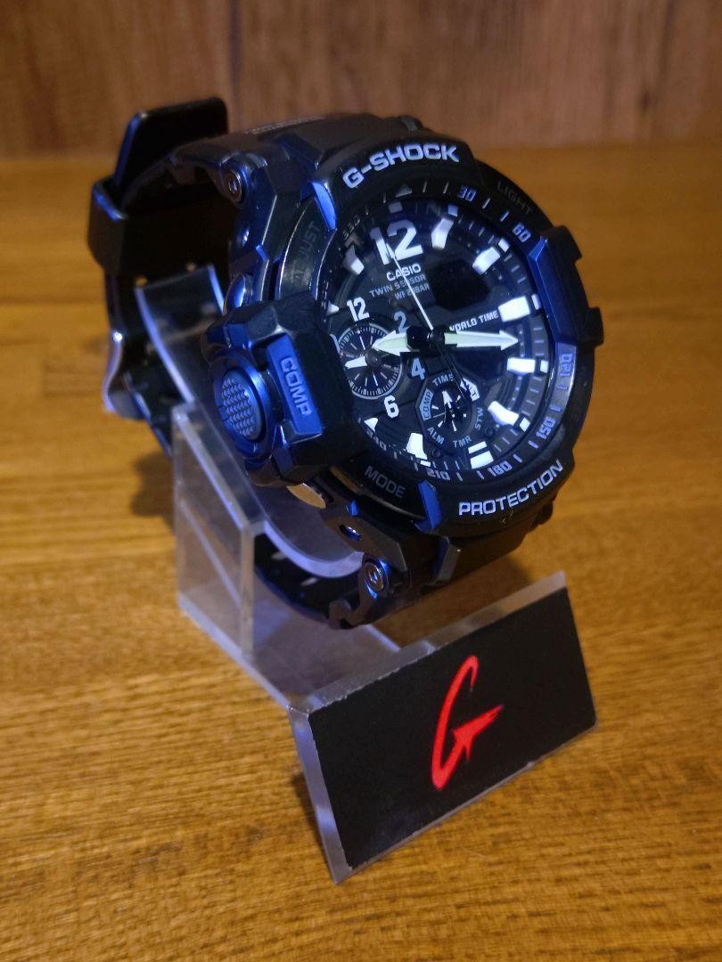 時計 G-SHOCK GA-1100 5441JA Casio G-Shock GA-1100 Gravitymaster Stylish Watch - Blue
