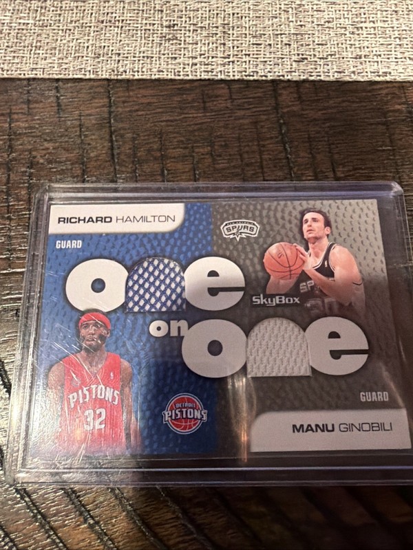 2008-09 Skybox - One on One Memorabilia Manu Ginobili, Richard Hamilton...