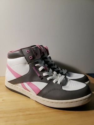 pink high top reebok classics