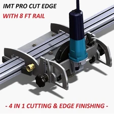 IMT PRO CUT EDGE Makita Motor Rail Saw, Grinder/ Polisher For Granite- 8 Ft Rail