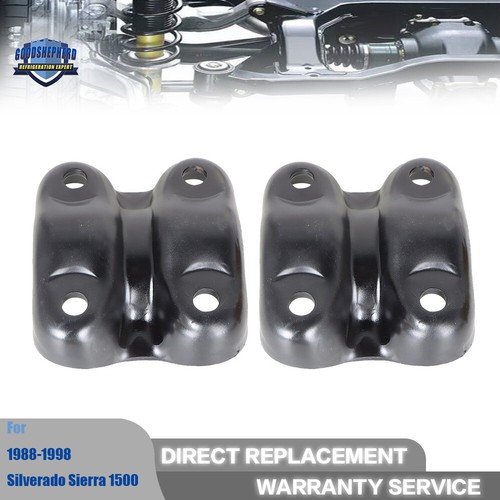 Pair Rear Axle UBolt Plate For 8898 Silverado Sierra 1500 Tahoe Yukon