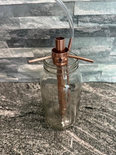 CoProof Copper Proofing Parrot Heads for Air Still with Jar#A25