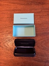 TIFFANY CO. BLACK SUEDE JEWELRY GIFT BOX/PRESENTATION BOX CASE