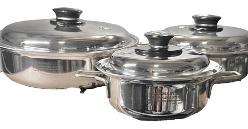 T*y様 SALADMASTER 5QT 両手鍋 316Ti ステンレス Saladmaster 316Ti Titanium Stainless Steel 5Qt /4.7L Wok With