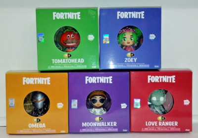 Funko 5 Star Fortnite  3'' Vinyl Figures Lot of 5 New in Box Epic Games Omega