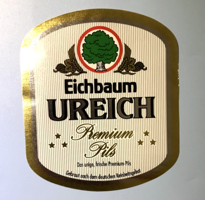 Old beer label-beer label, brewery Eichbaum, Mannheim/BW #1026#