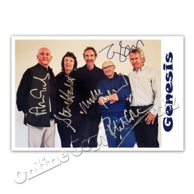 Genesis - Phil Collins - Peter Gabriel - Band - Autograph / Autograph
