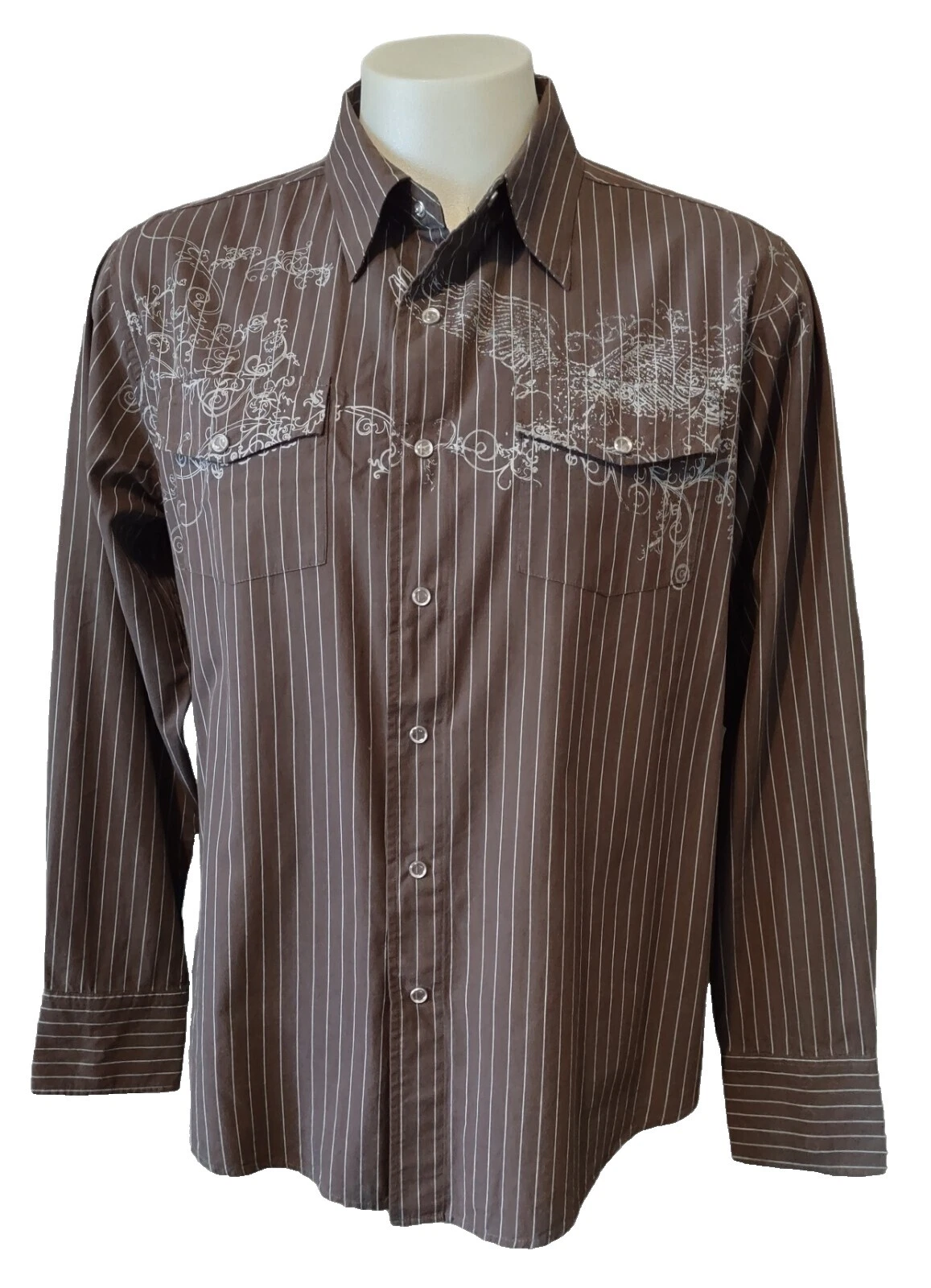 机器纯棉条纹休闲纽扣衬衫男士