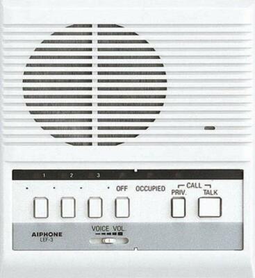 Aiphone LEF-3 Open Voice Selective 3-Call Master, Sub-Master and Door Stations