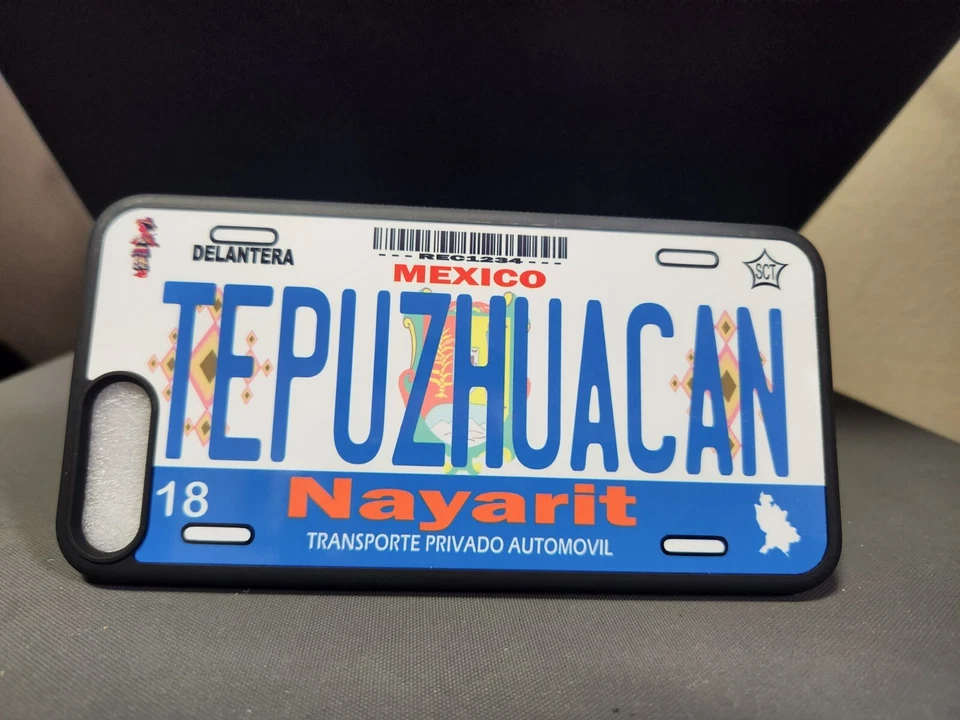 FUNDA PARA TELÉFONO NAYARIT BUMPER/FUNDA PARA CELULAR DE NAYARIT/CARCASAS PLACA NAYARIT Foto 3 de 4