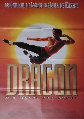 Poster, Filmplakat A 1, DRAGON-Die Bruce Lee Story, Martial-Arts-Filmbiographie