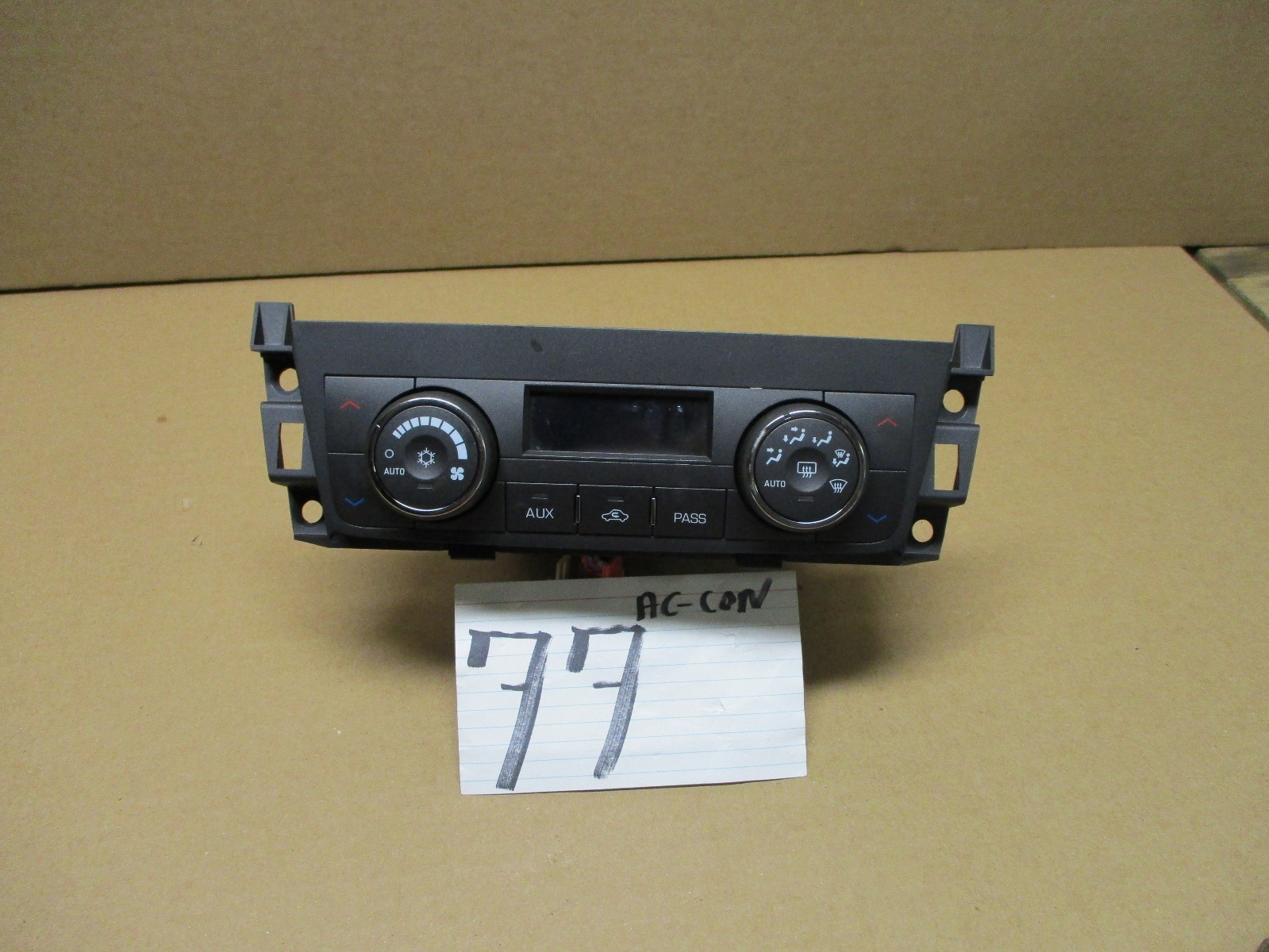 2006 2007 2008 Cadillac DTS AC and Heater Control Used Stock #77-AC 