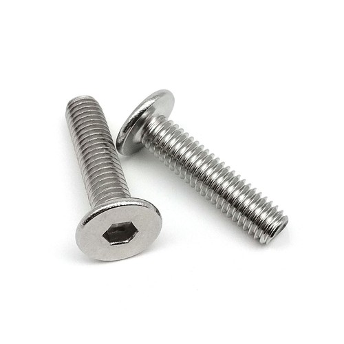 5/50 piezas M1.6-M8 A2 Allen enchufe hexagonal ultra delgado perno de tornillo de cabeza de oblea plana - Imagen 5 de 6