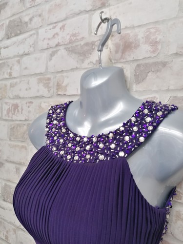 TIFFANYS ILLUSION Prom Wedding Purple Dress , Size 6 Uk. - Picture 4 of 12