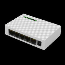 5 Ports Gigabit Network Switch Hub 10/100/1000Mbps Ethernet EU US Power Adapter