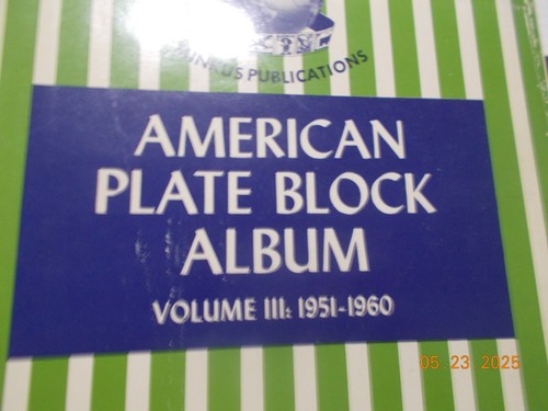 Álbum Minkus American Plate Block Volumen III (1951-1960) con 57 Bloques de Placas - Imagen 22 de 24