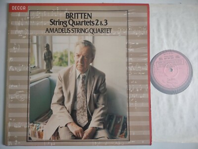 AMADEUS Qt PLAYS BRITTEN STRING QUARTETs NOs 2 & 3 DECCA SXL 6893 TEST PRESSING