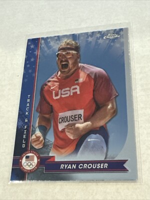 2024 Topps Chrome US Olympics Ryan Crouser Base NM