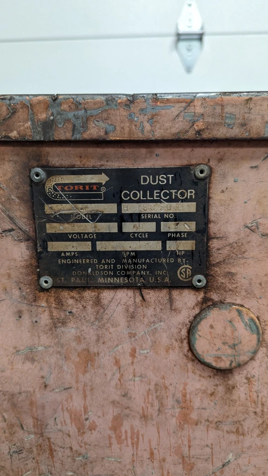 Torit Dust Collector Model 64 Fume Dust Extraction 3 Phase - Image 3 of 4