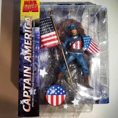 Marvel Diamond Select Captain America /"Liberty/" Action Figure 2012 BRAND NEW MOC