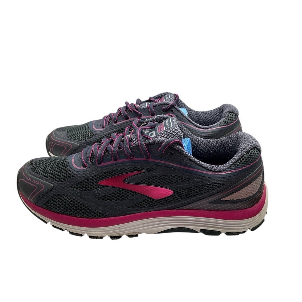 Brooks Dyad-9 Gray Purple Running size 11 Gym Sneakers 1202231B442 thumbnail 11