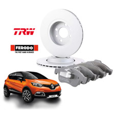KIT DISCHI FRENO + PASTIGLIE PATTINI FRENO ANTERIORI RENAULT CAPTUR 2013 A 2019