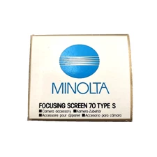 Minolta Focusing Screen 70 Type S 8231-230 – 1980s – With Box – Great Condition