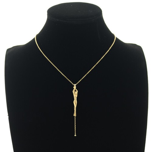 Auth Carrera y Carrera Necklace Silence Goddess Diamond 18K 750 Yellow Gold - Picture 5 of 5