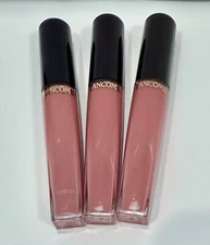 3 x Lancome L'ABSOLU Gloss Cream Lip Gloss 202 Full Size 0.27oz Each New