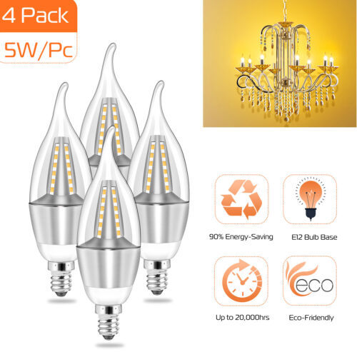 12 Pack 25CFC Chandelier Bulbs 25W Watt 120V CA8 Flame Tip 12 Pack 25CFC Chandelier Bulbs 25W Watt 120V CA8 Flame Tip