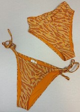 NWT AMERICAN EAGLE AERIE ORANGE PATTERN SWIM BOTTOMS CHOOSE YOUR SIZE  STYLE 