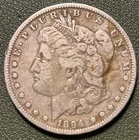 1894 P Morgan Silver Dollar - F Fine  -  Key Date Coin