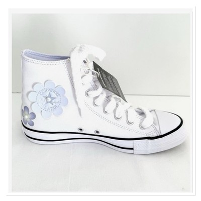 CONVERSE Chuck Taylor All Star Gradient Flowers White/Blueberry Ice Size 8.5