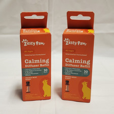 Zesty Paws Calming Diffuser Refill Orchid Mist Scent All Ages 30 Days