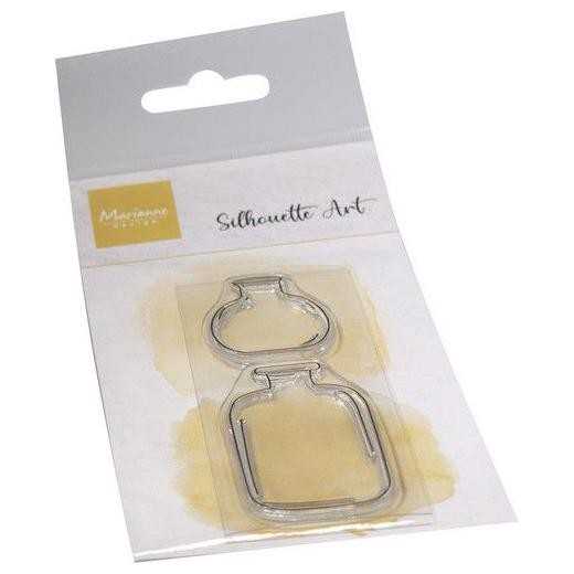 Marianne Design Clear Stamps - Silhouette Art Vases CS1121