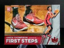 2023-24 Panini Court Kings Amen Thompson First Steps SP Ruby RC #/149 🚀 Rockets