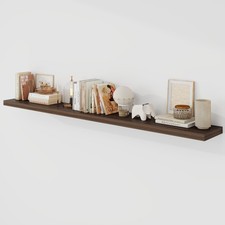 72 Inch Floating Shelves, 9.3" Deep Floating Shelf Wall Mounted, 72" Wall She...