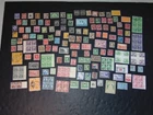 OLD COLLECTION US STAMP LOT ACCUMULATION VINTAGE MOSTLY USED 176 STAMPS