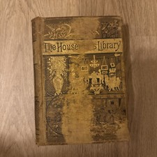 THE HOUSEWIFE'S LIBRARY George Peltz RARE 1883 1st Edition With Color Pages RARE